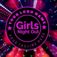 girls night out Logo template