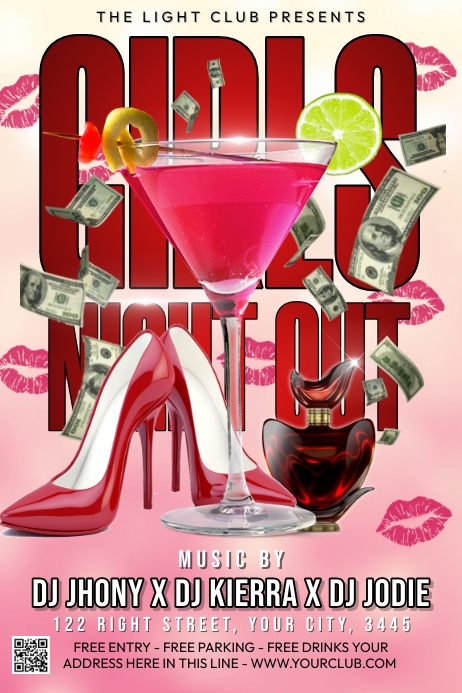 Girls Night Out Template | PosterMyWall