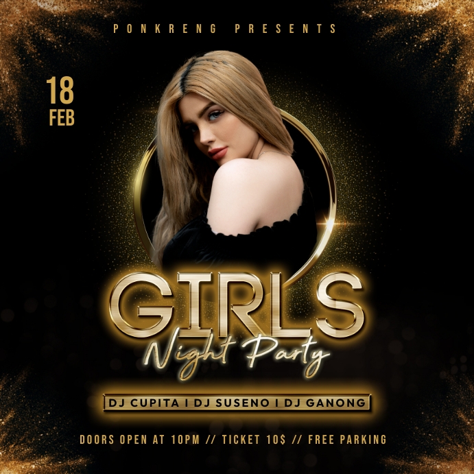 Copy of Girls Night Party | PosterMyWall