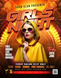girls night party Template | PosterMyWall