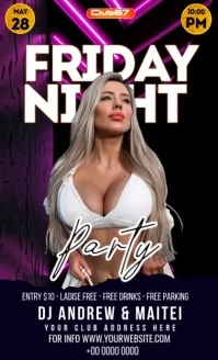 girls night sexy party, Legale USA template