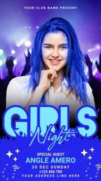 Girls Night Template Instagram Story