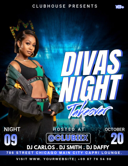 Copy of girls party flyers | PosterMyWall