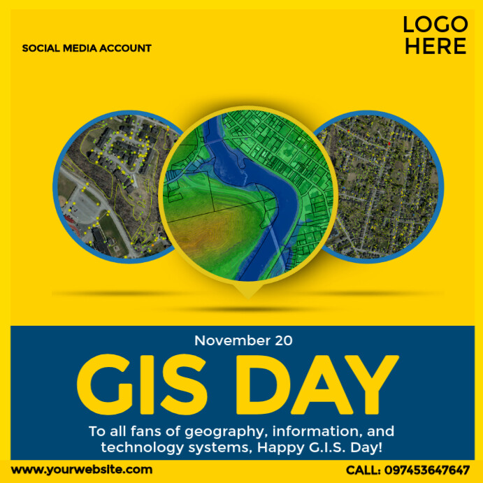GIS Day Template | PosterMyWall