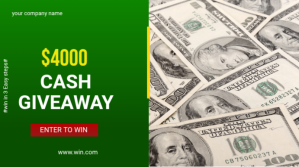 Give away flyers Presentazione (16:9) template