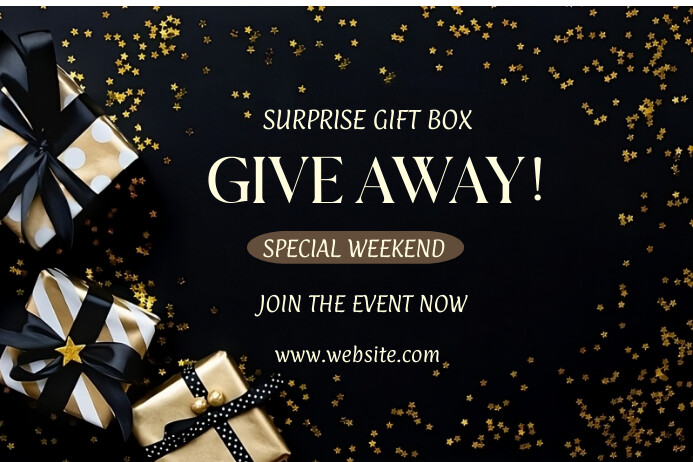 Give away Label Template | PosterMyWall