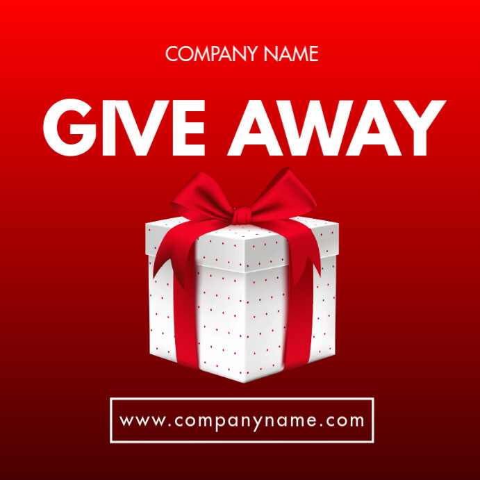 Give Aways Template PosterMyWall