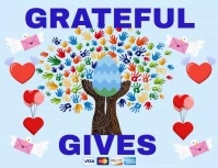 GIVE Løbeseddel (US Letter) template