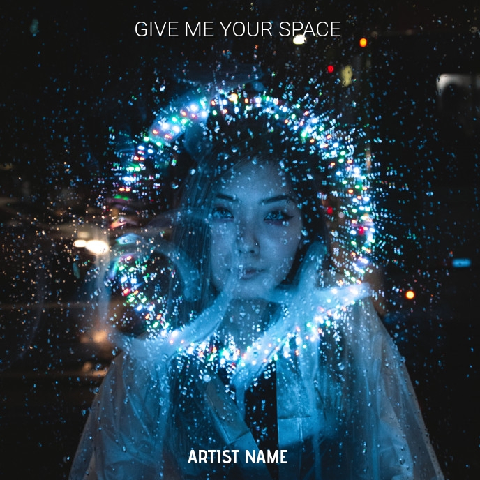 give me your space album art Template | PosterMyWall