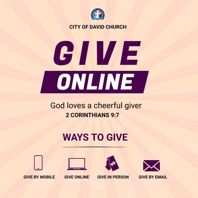 Give Online Template PosterMyWall