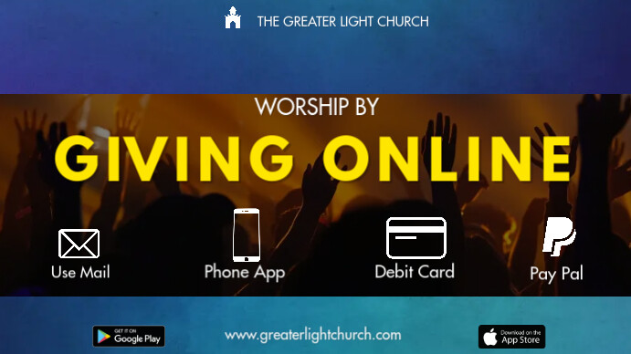 Give Online Template | PosterMyWall