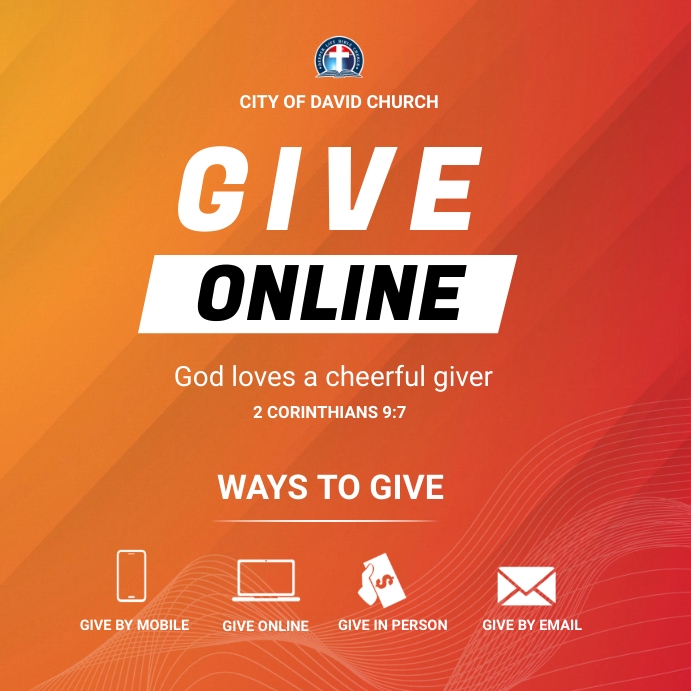 Give Online Template PosterMyWall