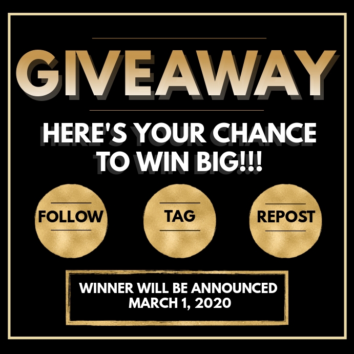Facebook Giveaway Template Facebook Giveaway Template