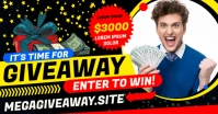 GIVEAWAY BANNER Facebook Shared Image template