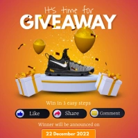 giveaway contest Instagram Post template
