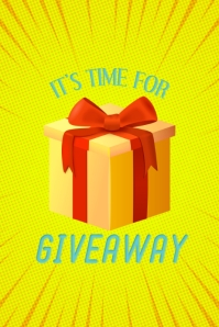 GIVEAWAY Template | PosterMyWall