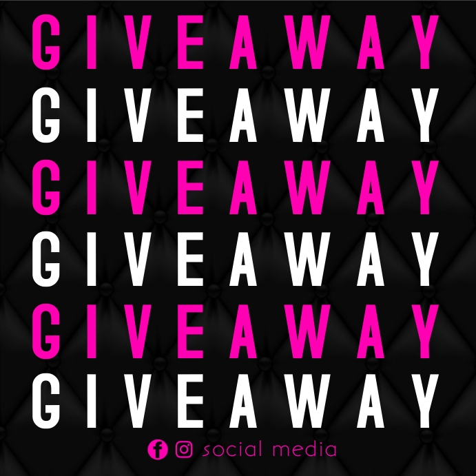 Giveaway Flyer Iphosti le-Instagram template