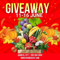 Giveaway Flyer Template Logo
