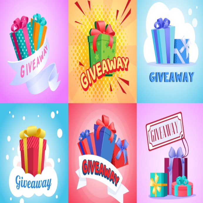 Sorteo Sticker Plantilla de Diseño de Póster de Sorteo de | PosterMyWall