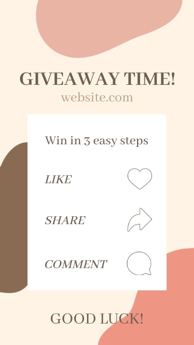 Giveaway Template PosterMyWall