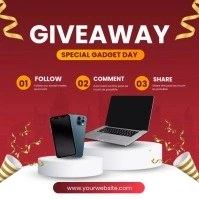 giveaway template Square (1:1)