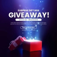 giveaway time template Square (1:1)