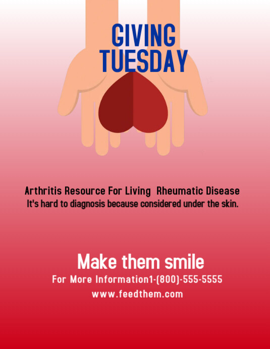 Shablon Giving Tuesday 7 Postermywall