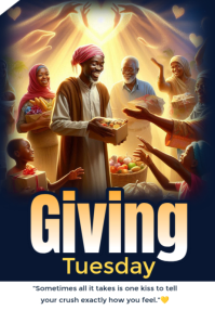 Giving Tuesday Poster template