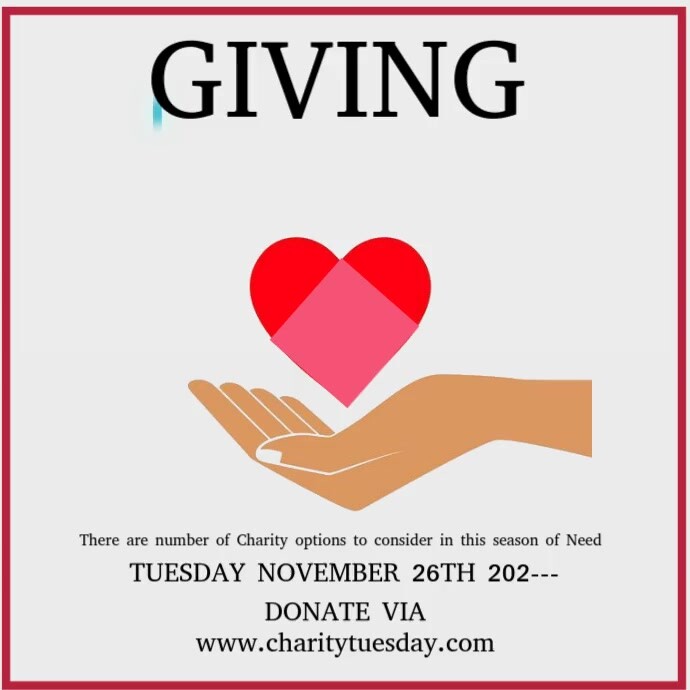 giving tuesday Template | PosterMyWall