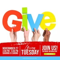 Giving tuesday Instagram Post template