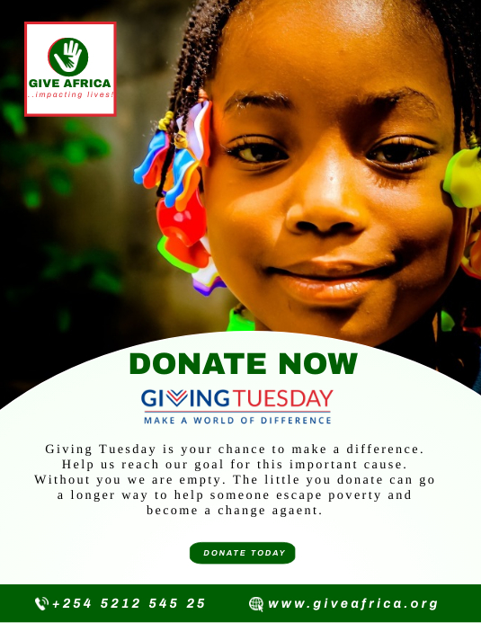 Giving Tuesday Fundraising Flyer Template PosterMyWall
