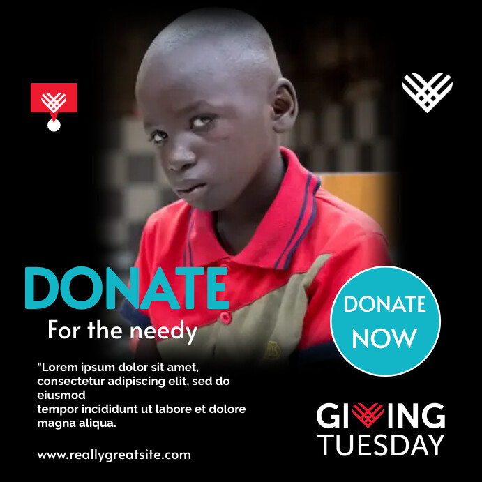 Giving Tuesday Instagram Poster Template PosterMyWall