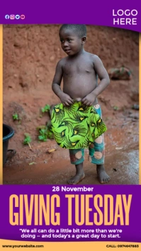 Giving Tuesday Instagram Story template