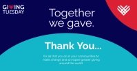 Giving Tuesday Thank you Flyer Facebook Shared Image template
