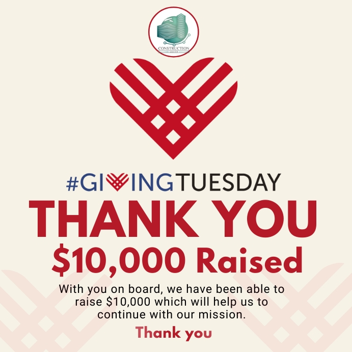 Giving Tuesday Thank You Flyer Template Cuadrado (1:1)