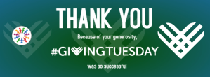 Turquesa Giving Tuesday Thank You Facebook-coverfoto Template