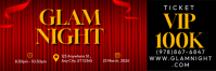 Glam Night Ads Email Header template