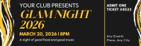Glam Night Event Email Header template