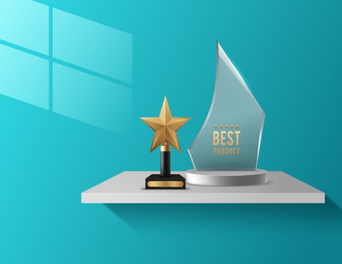 Glass award trophy winner prize design Template | PosterMyWall