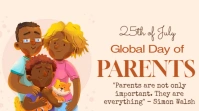 Global Day Of Parents Flyer Poster Template Презентация (16 : 9)