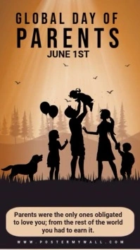 Global Day of Parents Post Historia de Instagram template
