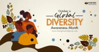 Global diversity awareness auf Facebook geteiltes Bild template