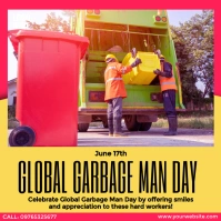 Global Garbage Man Day Instagram Post template