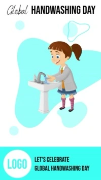 Global Handwashing Day Instagram Reel template