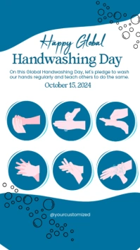 Global Handwashing Day Instagram Story template