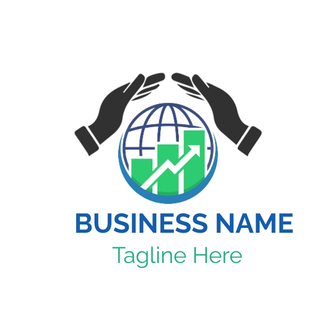 Global marketing logo template