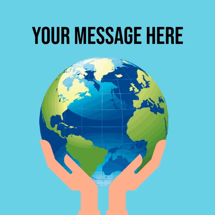 Global Message Social Template Animation | PosterMyWall