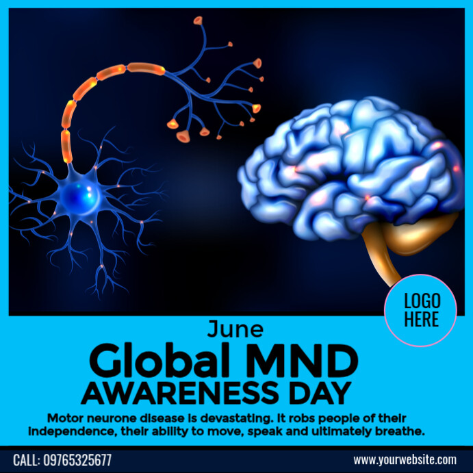 Mnd Ribbon Global MND Awareness Day Template | PosterMyWall