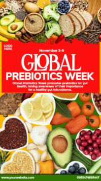 Global Prebiotics Week Design Instagram Story template