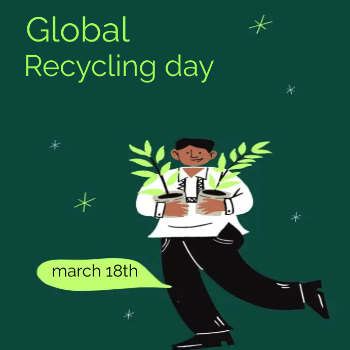 Global recycling day Template | PosterMyWall